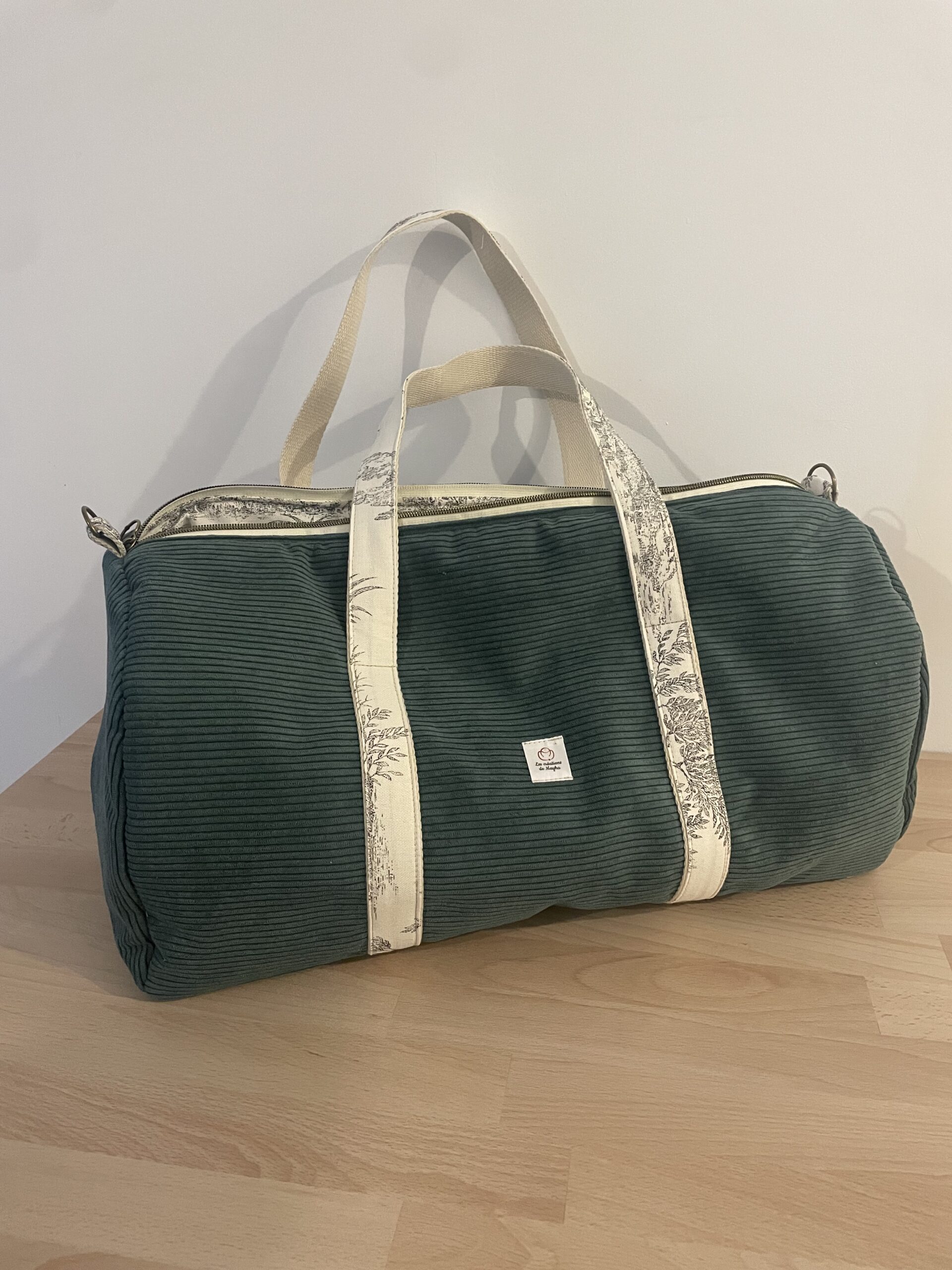 sac en velours et toile de Jouy – Image 4