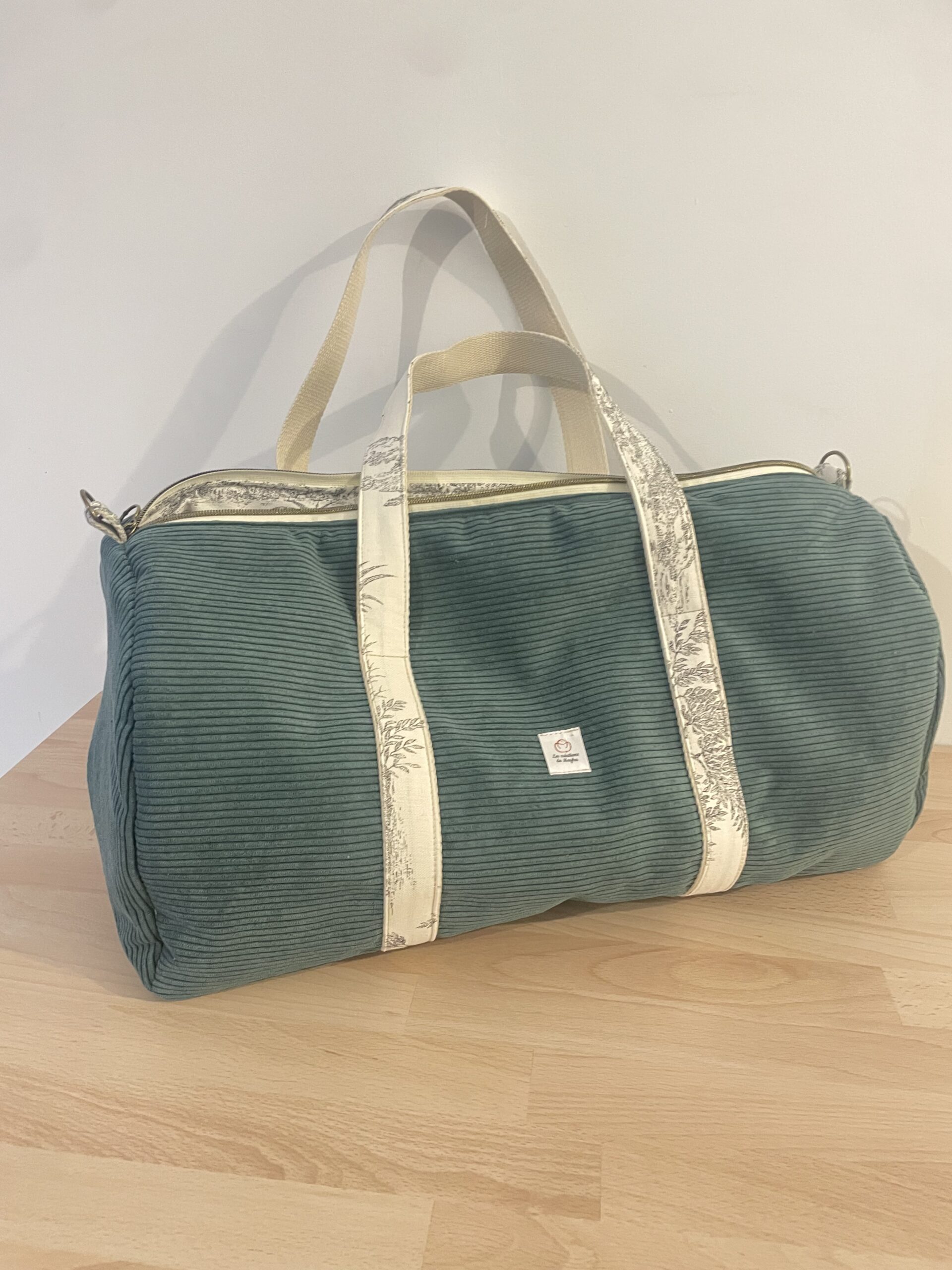 sac en velours et toile de Jouy – Image 3