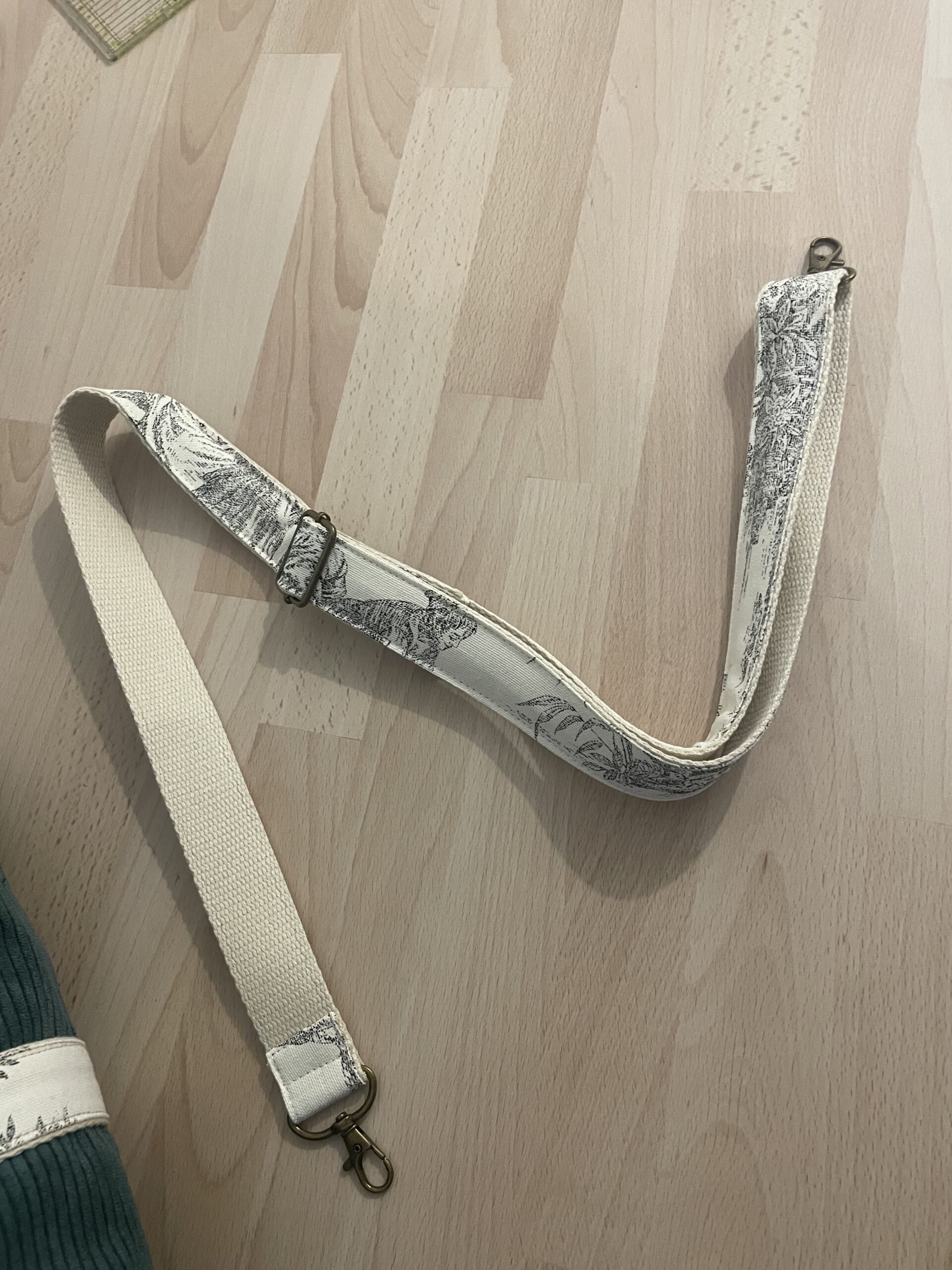 sac en velours et toile de Jouy – Image 8