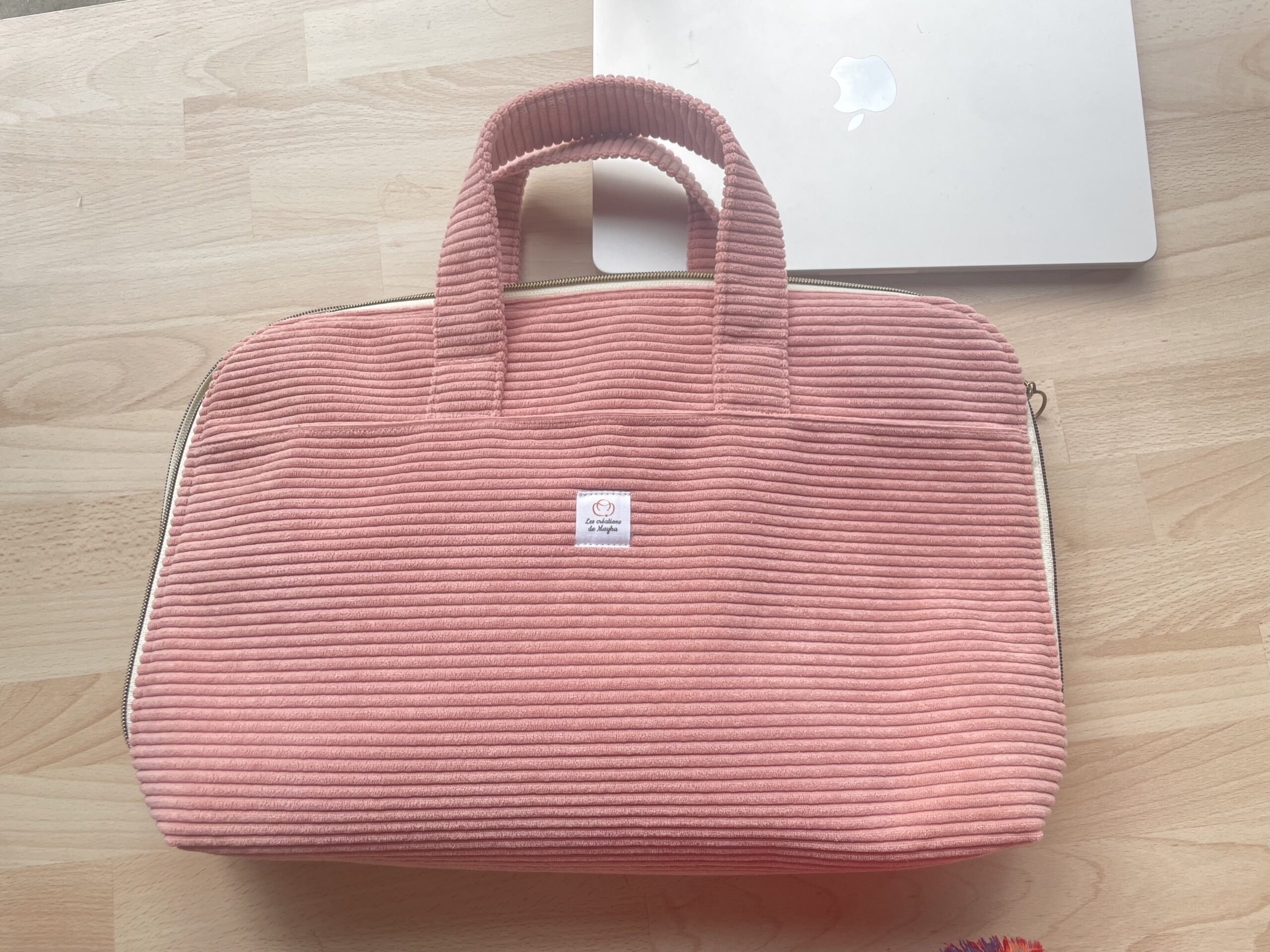 Sacoche ordinateur Elna - rose – Image 4