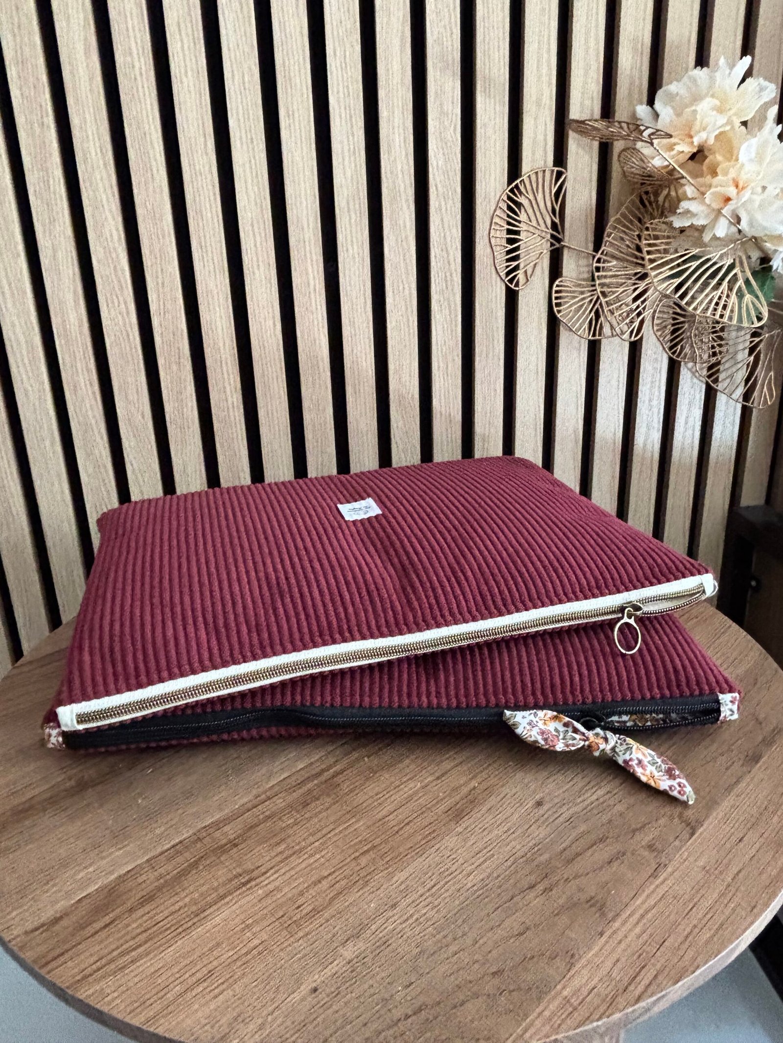 Pochette Vénus bordeaux – Image 6