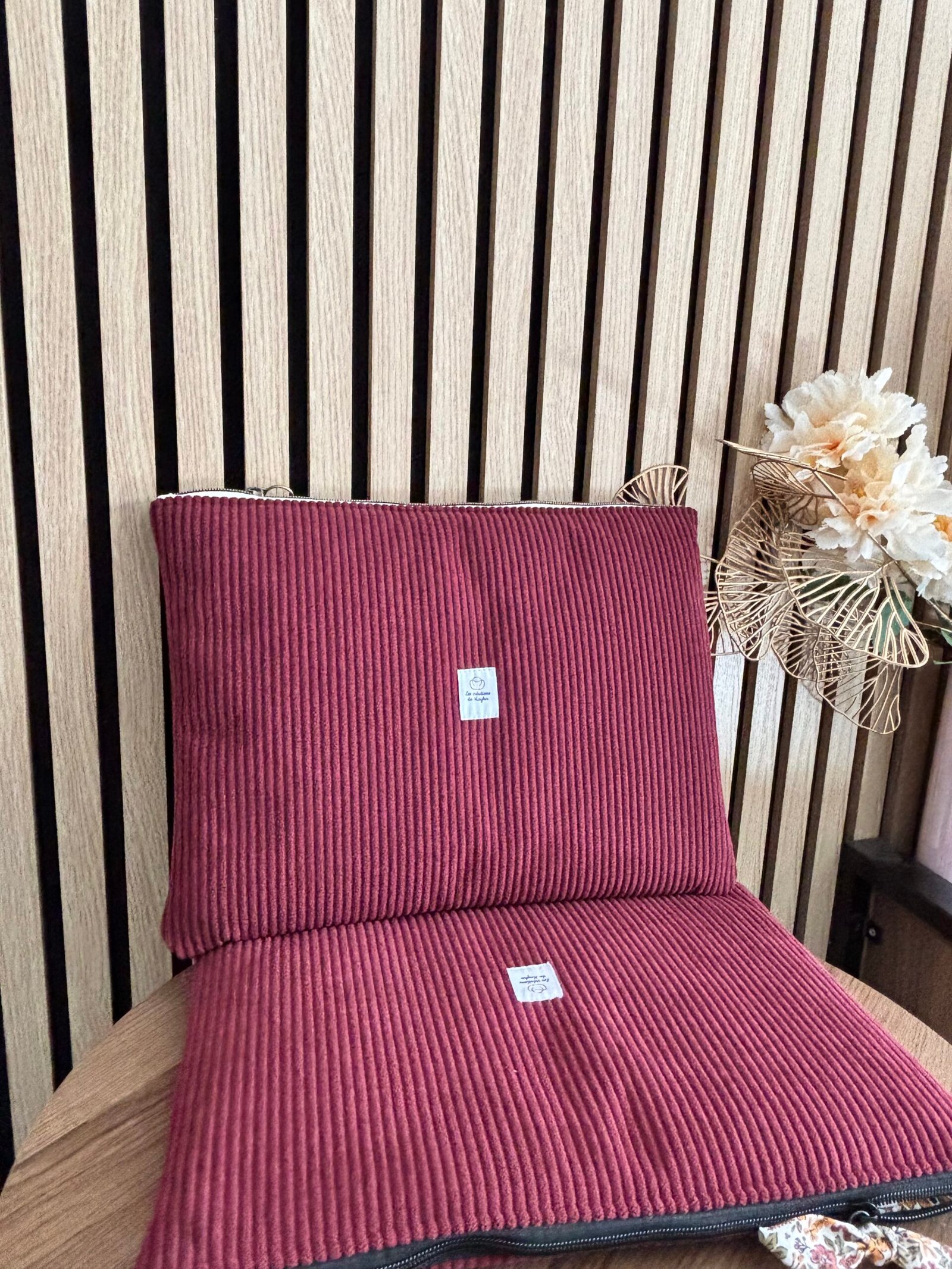 Pochette Vénus bordeaux – Image 4