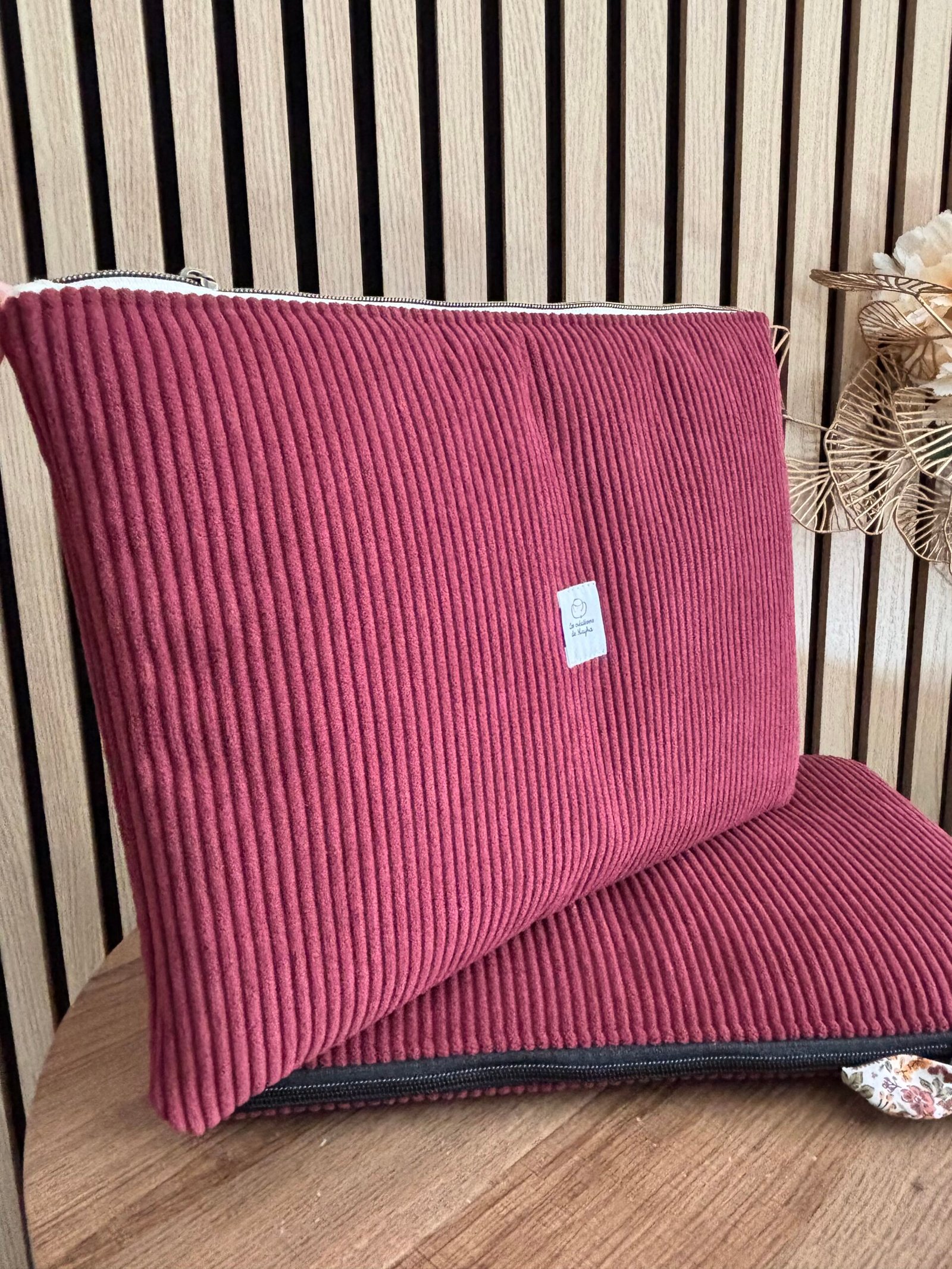 Pochette Vénus bordeaux – Image 5