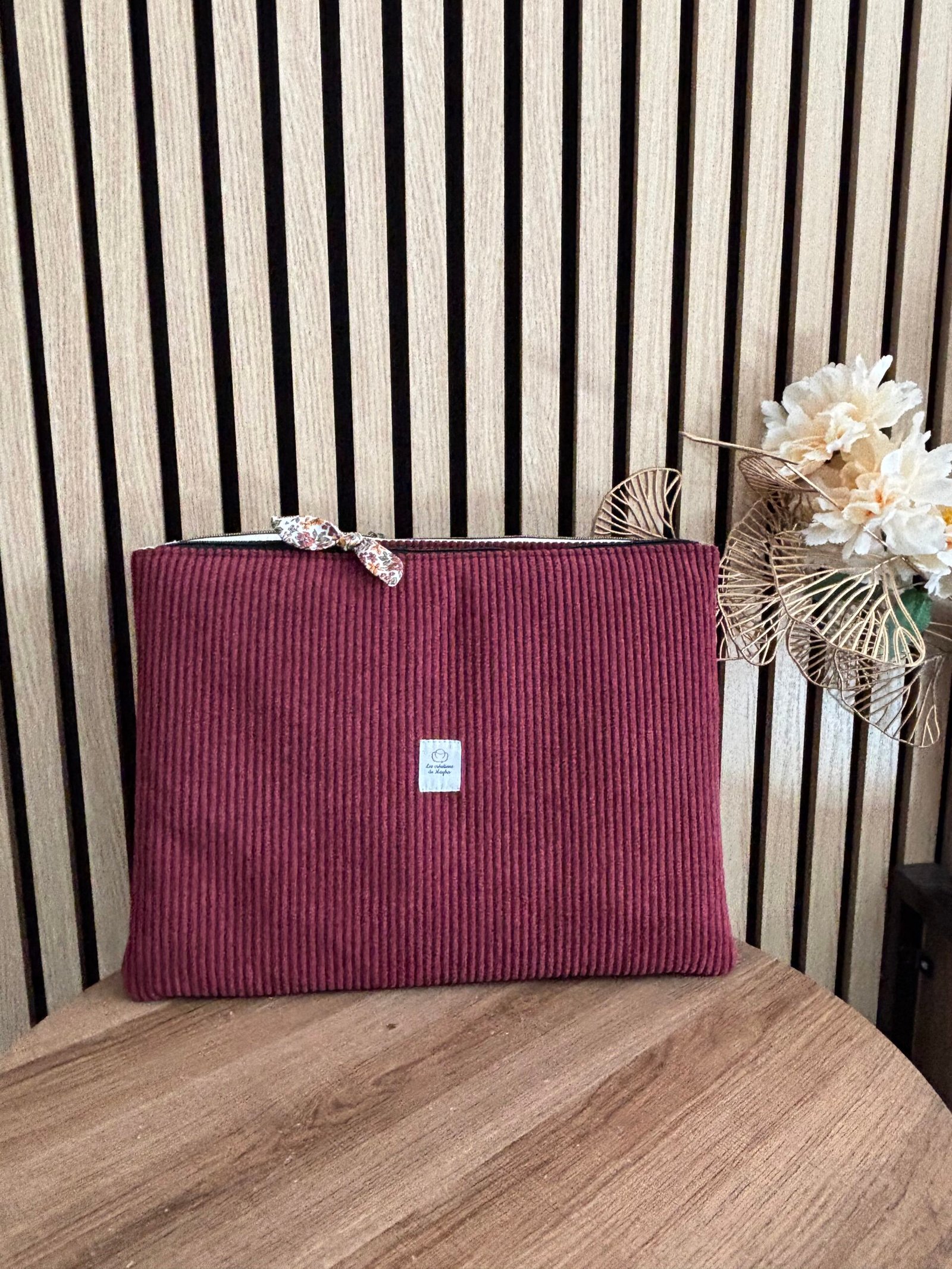 Pochette Vénus bordeaux – Image 2