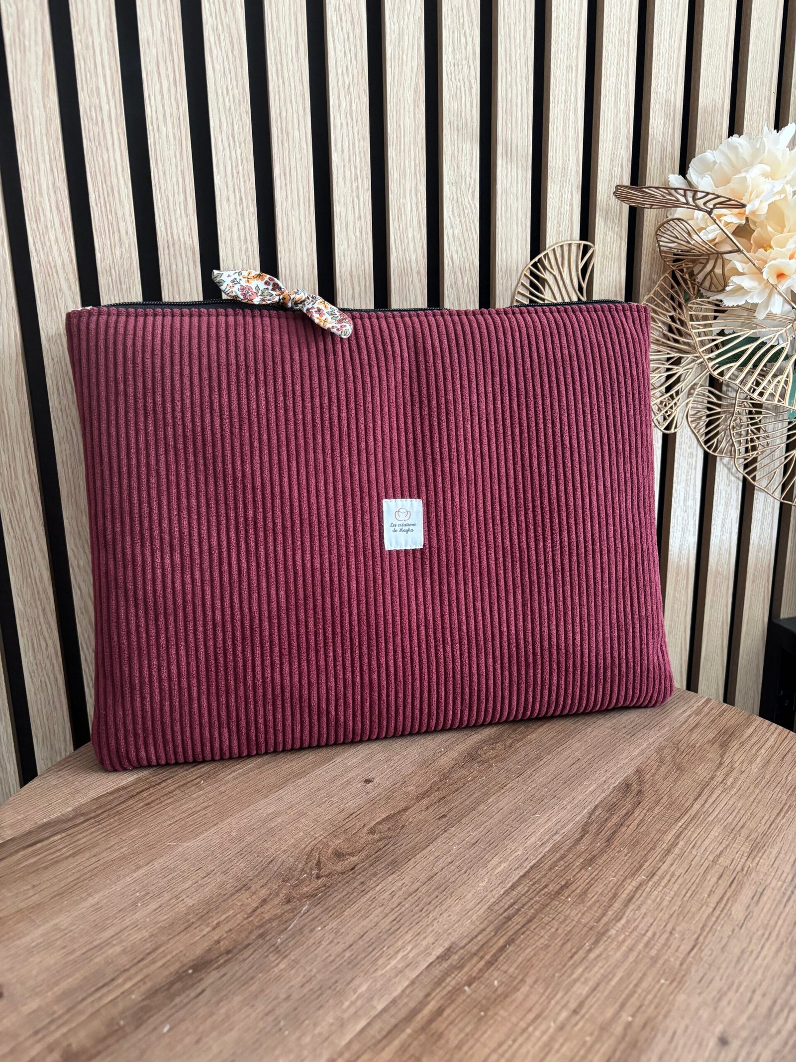 Pochette Vénus bordeaux