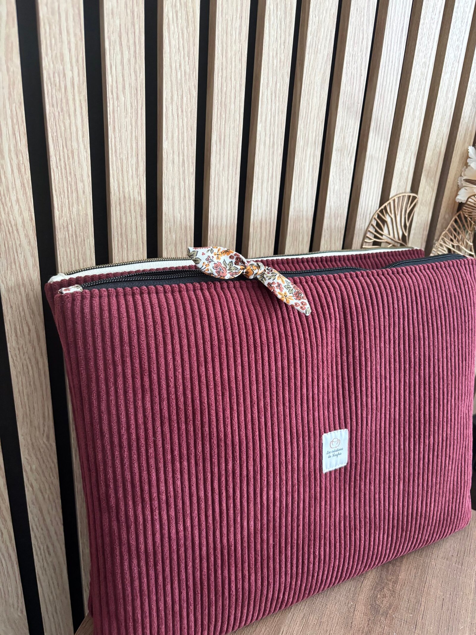 Pochette Vénus bordeaux – Image 3