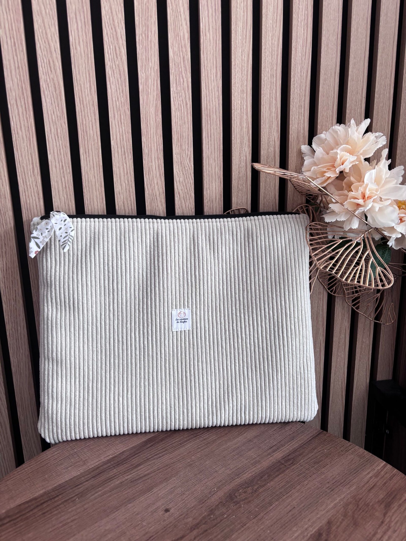 Pochette Vénus beige / écru